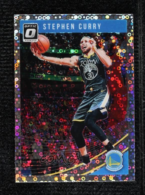 2018-19 Panini Donruss Optic Fast Break Holo Prizm Stephen Curry #2 00bl