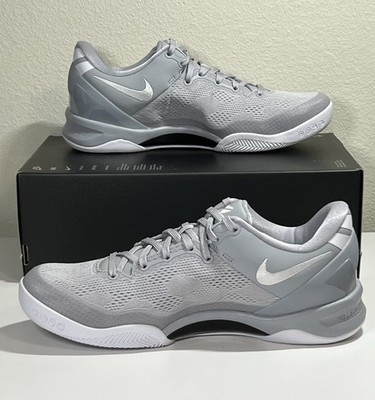 Nike Kobe 8 Protro Wolf Grey Basketball Shoes Men's Size 8.5