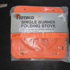 New Rothco Orange Single Burner Camping Foldi...