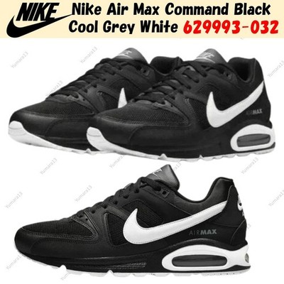 Nike Air Max Command Black Cool Grey White 629993-032 Men's Size