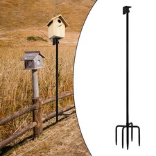 Birdhouse Mount Pole set Support Bird Feeder Pole for Garden Patio Outside