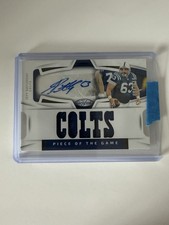 2025 Panini Certified Jeff Saturday Piece of the Game Patch Auto /149 Colts