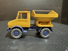 Mercedes Unimog 1300 Winterdienst Streuer Kommunal orange Wiking H0 1:87 