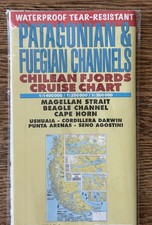 2014 Patagonia & Fuegian Channels Waterproof Map Magellan Strait Cape Horn