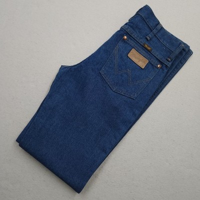 Vintage Wrangler Jeans Mens 29x34 Blue Slim Fit Cowboy Cut Denim