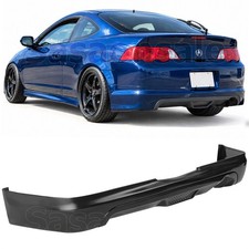 Rear Bumper Lip Spoiler Diffuser For 02-04 Acura Rsx Dc5 Pu Black Mu Style Rear Bumper Lip Spoiler Diffuser For 02-04 Acura Rsx Dc5 Pu Black Mu Style