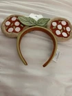 Disney Parks 2026 Epcot Italy Pavilion Pizza Minnie Mickey Ear Headband New