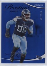 2023 Panini Prestige Xtra Points Premium Blue 46/299 Denico Autry #284 0l8y