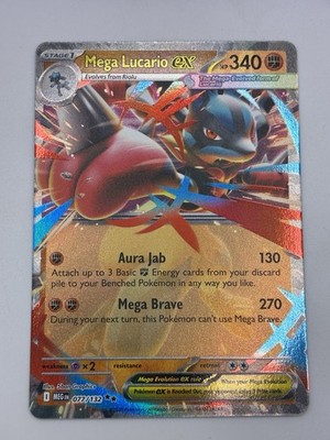 Mega Lucario EX 77/132 Ultra Rare Pokémon Mega Evolutions | eBay