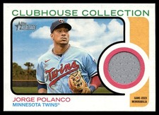 2022 Topps Clubhouse Collection Relic Jorge Polanco Minnesota Twins #CCR-JP