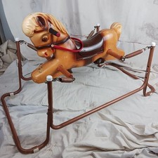 Vintage Mid Century Wonder Horse Spring Rocking Horse