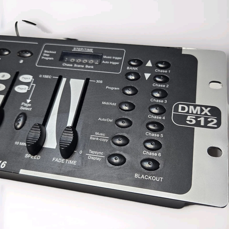 Optima Lighting Monster DMX OPT-1216 con fuente de alimentación probada funciona Foto 4 de 4