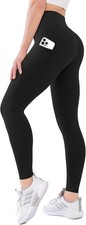 Soft Full Length High Waisted Leggings for Women with Pockets