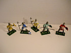 Vintage Toy Soldier Knights Britains Lot of 5 Medieval Battle Figure Set 1997