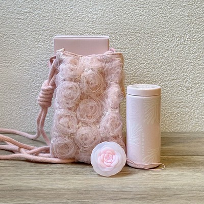 Starbucks 2026 Spring Limited Kaleidoscope Rose Series SS cup w/ rose bag !!HOT