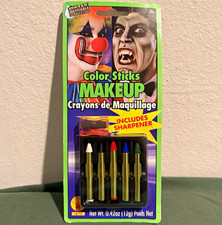 Rubie's Halloween Face Paint Stick Set Multicolor w/ Sharpener 18110BCS