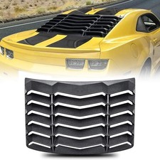2010-2015 Rear Window Louvers Windshield Sun Shade Cover Lambo Style Matte Bl...