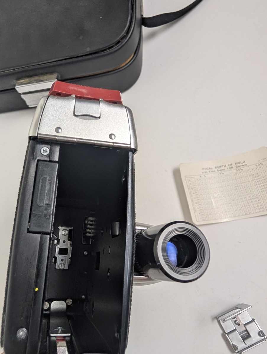 Elmo Super 106 Super 8 Movie Camera w/ Case Untested Japan | eBay
