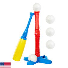 Little Tikes Basic Tot Sports T-Ball w/ 5 Balls RED   Amazon Exclusive 
