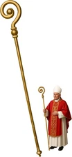 Nicky Bigs Novelties Adult Gold Saint Nicholas Shepherd Staff Lightweight... 