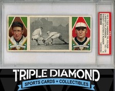 1912 T202 Hassan Triple Folder Knight Catches A Runner PSA 4 VG-EX B687