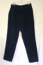 Vintage Brooks Brothers Women's Navy Corduroy Dress Pants Size US 10