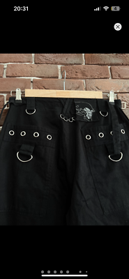 RARE Mercy Y2K Parachute Bondage Pants Cyber Punk Rave