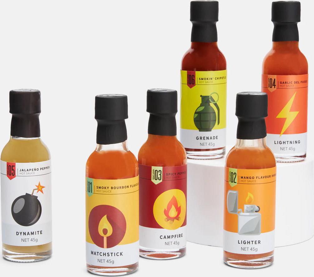 Modern Gourmet Foods The Global Spice Hot Sauce Challenge 6Pack eBay