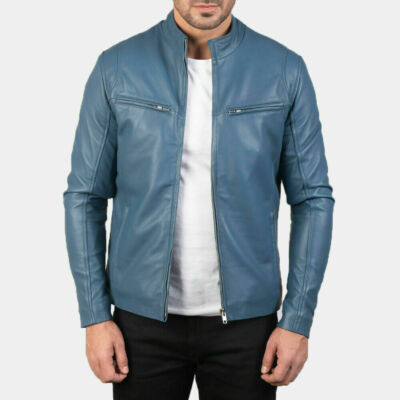 Zayn Real Leather Jacket Men's Original Lambskin Leather Biker Motorcycle Jacket
