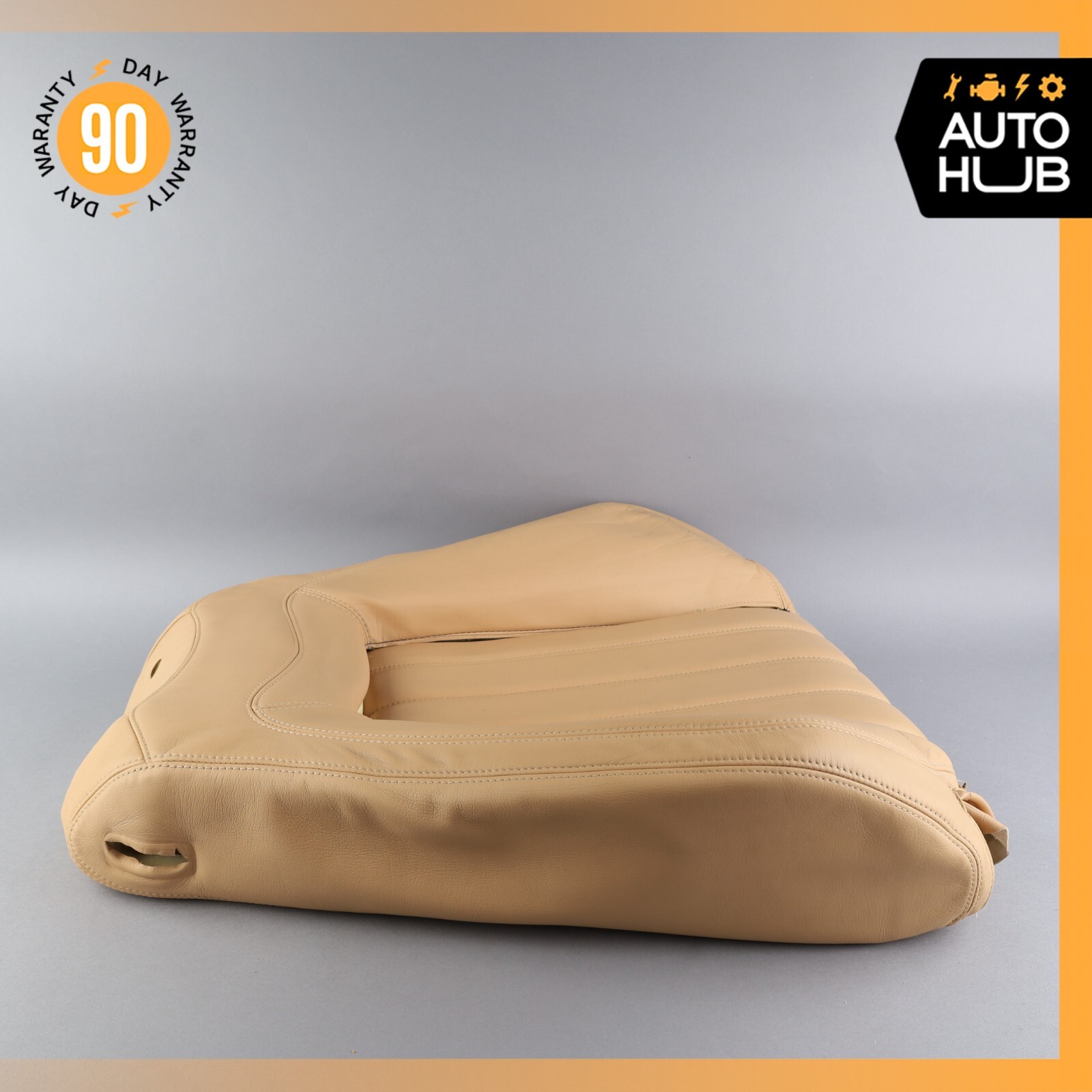 08-12 Maserati GranTurismo M145 Front Left Side Top Upper Seat Cushion Beige OEM