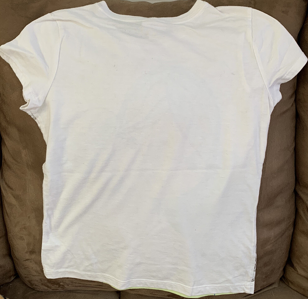 LIMITED TOO T-SHIRT SIZE 12 FASHIONISTA SHIMMERING SILVER