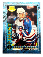 1994-95 Topps Finest Rookies #114 - Foil w/ Peel Coating - BRYAN BERARD (RC)