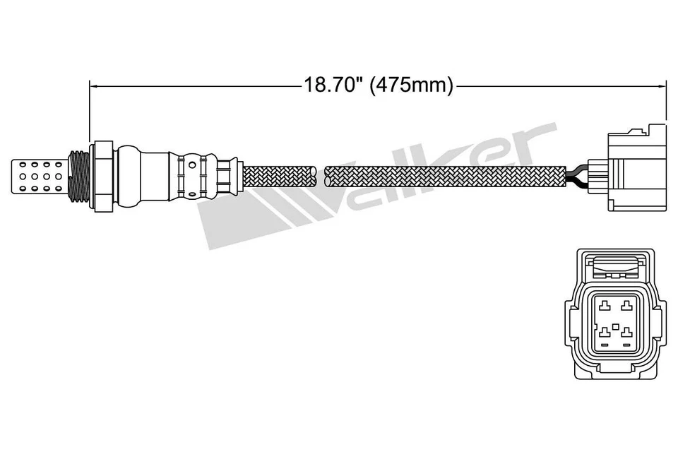 Oxygen Sensor for C63 AMG, Fortwo, GL450, GL550, GLK350, SL550+More 250-24675 - Image 2 of 4