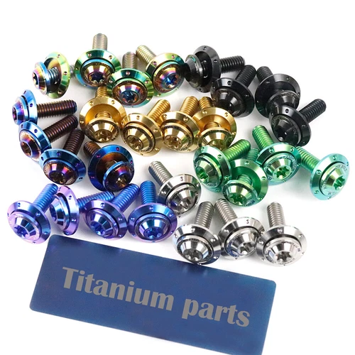 M6 Titan Schrauben / Unterlegscheiben Kennzeichen Dekorschrauben hochfest - Bild 3 von 18