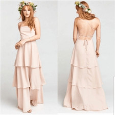 New Show Me You Mumu Calypso Ruffle Dress Size XS