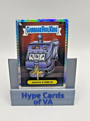 MONTE CARLO 1987 Topps Garbage Pail Kids Chrome Series 7 Prizm Refractor #AN-7b