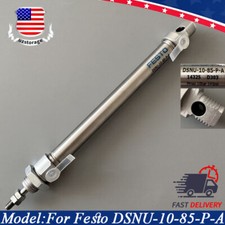 Double Acting Mini Pneumatic Components Cylinder 14325 For Festo DSNU-10-85-P-A