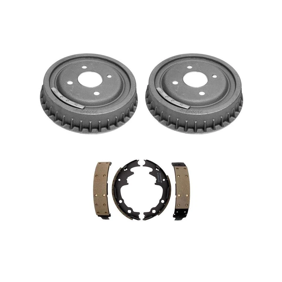 Комплект задних тормозных барабанов и тормозных колодок для 1989 1990 1991 1992 Ford Mustang - Изображение 4 из 4