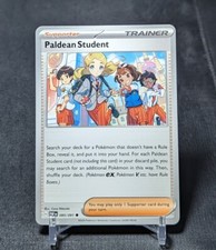Paldean Student Regular Common Supporter 2024 Paldean Fates Pokemon Card 085/091