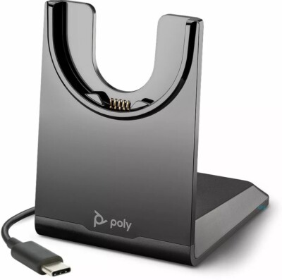 Poly Voyager 2 USB-C Charging Stand w USB-A adapter