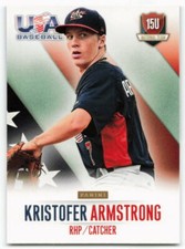 2014 Kristofer Armstrong Panini USA Baseball Rookie