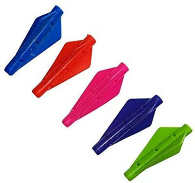 50pcs Arrow Feather TPE one-Piece Quickfletch Twister Vanes for 7mm Arrow Shaft