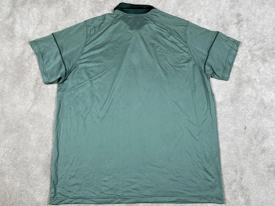 Camisa Polo Michigan State Para Hombre 3XL Verde Nike Spartans Dri Fit Rendimiento Golf Foto 3 de 4