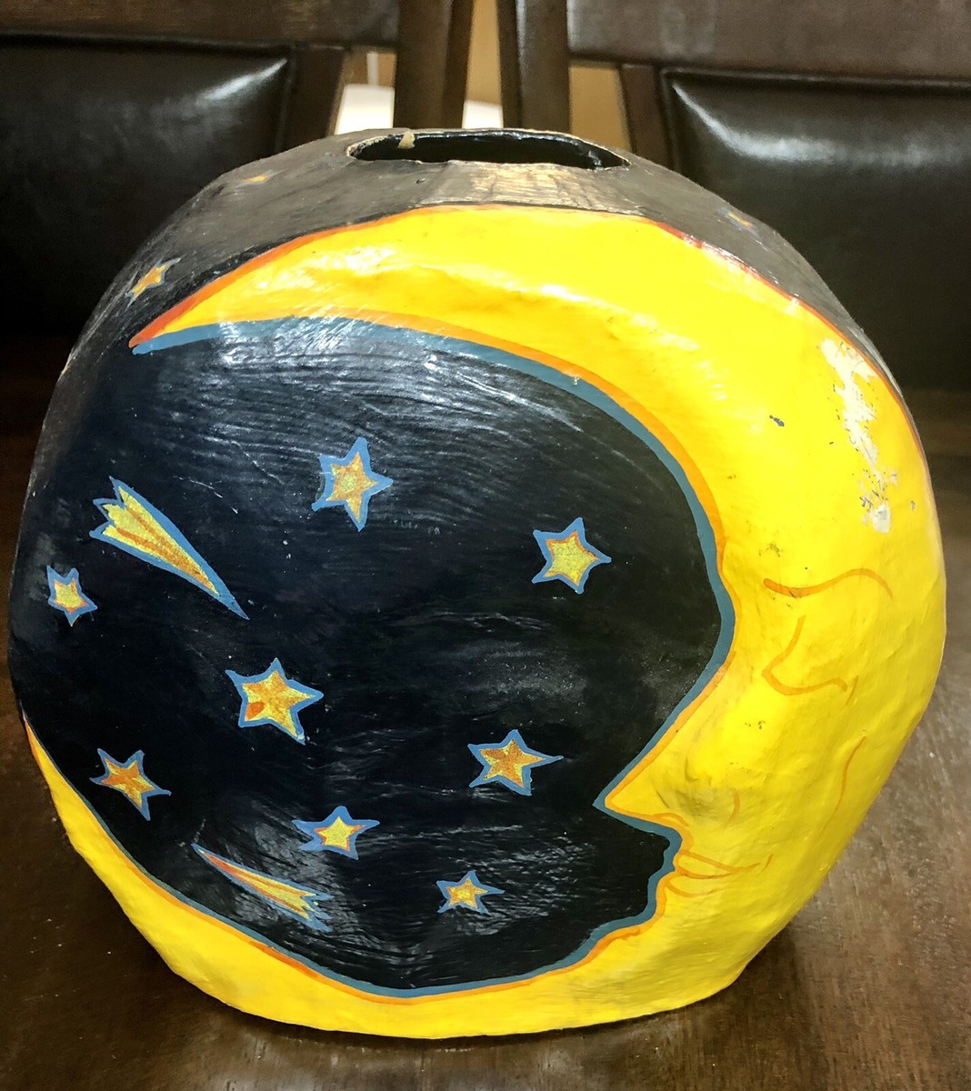 まつぼっくりの音楽会　小物入れ　新品　未開封　廃盤 Sleeping Moon Hand Painted Paper Mache Tissue Box Cover