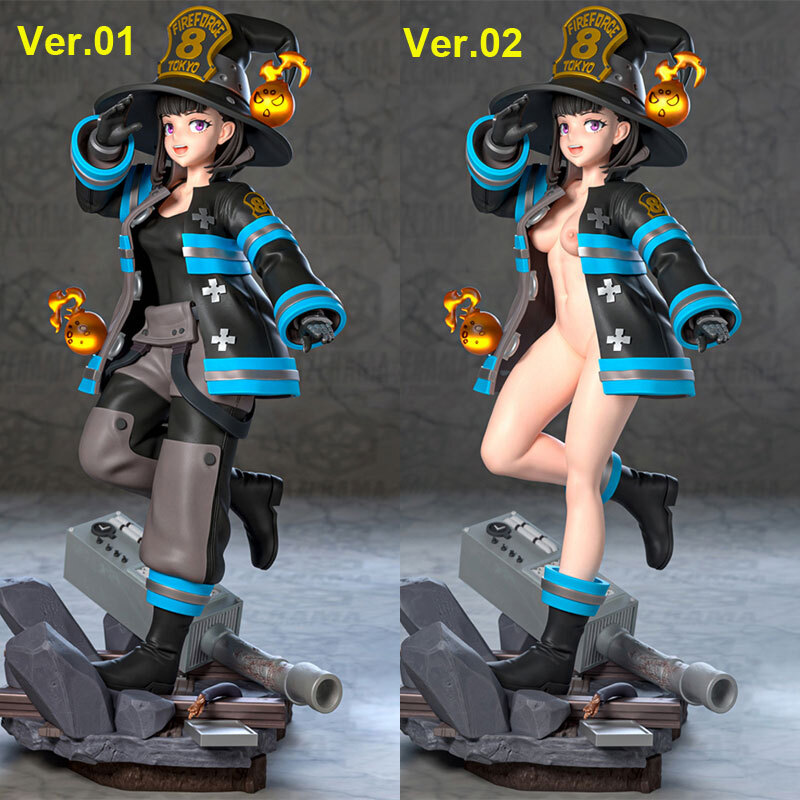 maki  2Versions Maki Oze 3D Print Garage Kit Figure Model Kit Unassemble