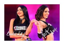 The IIconics (1) WWE signed A4 photograph picture poster. Choice of frame.