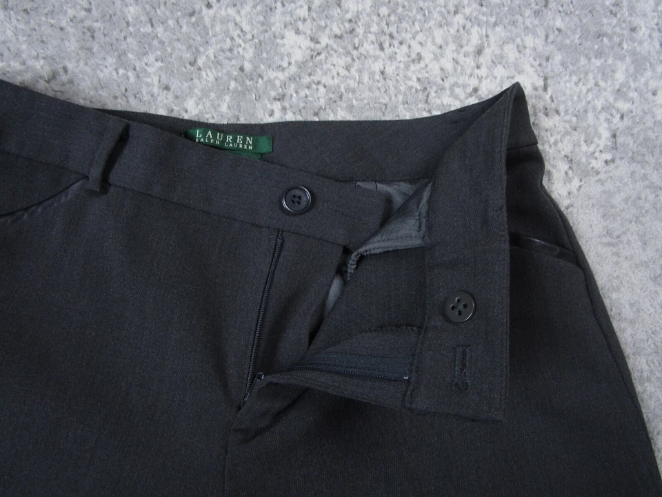 Lauren Ralph Lauren платье брюки женщин 6 серый Jacie прямой шерсти бизнес работы - Изображение 3 из 4