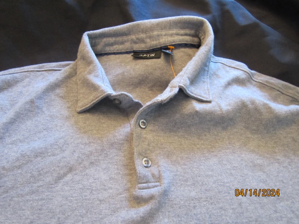 Apt.9 Polo Shirt - Gray - 2XL - Slim Fit - Image 2 of 2