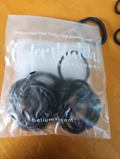 Heliums Small Hair Ties - Black - 1 Inch Hair Bands, 2mm 48 Count Great Product!