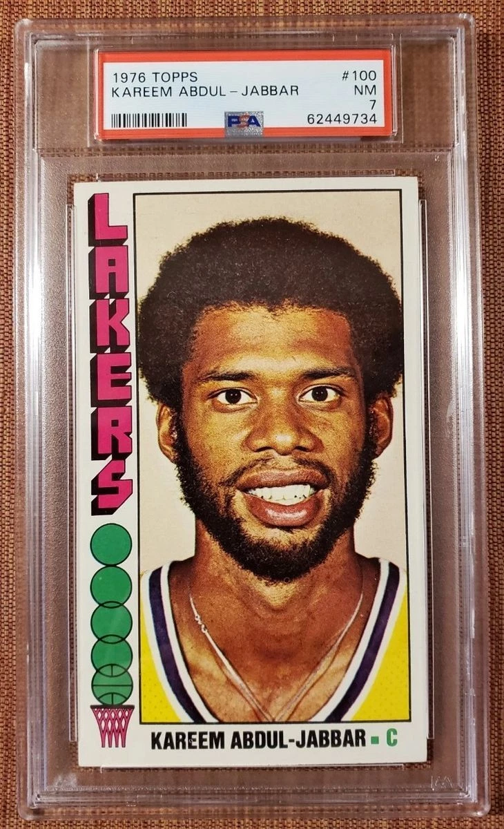 Topps Kareem Abdul-Jabbar 7 Graded Basketball Sports Trading Cards